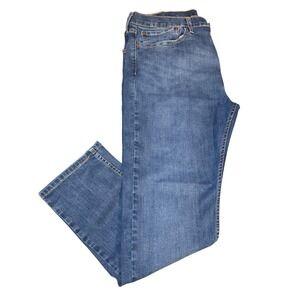 Levi's 502 Taper Fit Jeans Mens 36x30 Blue Medium Wash Denim 29507-0053